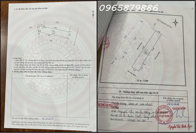 ⭐️Chính chủ bán nhanh lô đất đầu tư là sinh lời tại thôn Tân Phúc, xã Đoài Phương, TP.HN; 0904665959 16010660