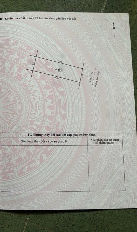 Bán đất mặt đường trục chính 19.5m Lê Anh Tông, KĐT Tân Phú Hưng, TP Hải Dương, 67.5m2, mt 4.5m 16010784