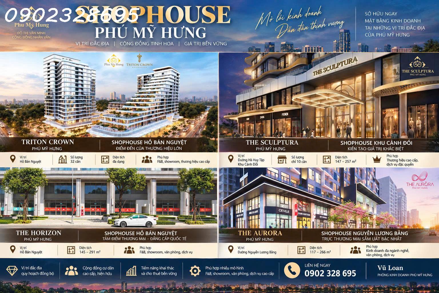 CẬP NHẬT GIỎ HÀNG SHOPHOUSE PHÚ MỸ HƯNG T9/2026 16010894