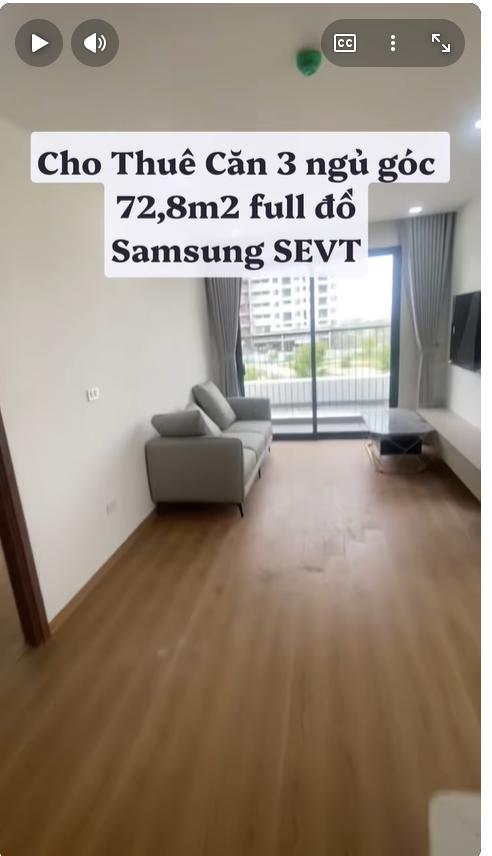 Cho Thuê Căn Hộ 3 Phòng ngủ tại DA Yên Bình Complex cạnh Samsung SEVT Thái Nguyên 16010917