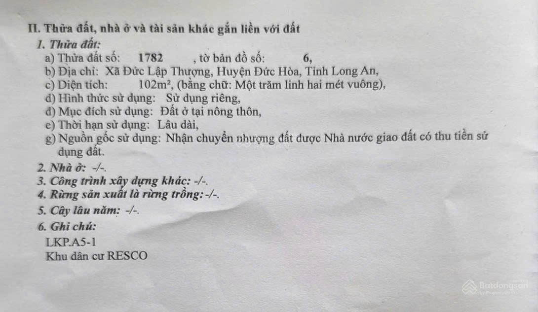 Daresco - Đất nền lô góc sổ hồng chính chủ 16010926