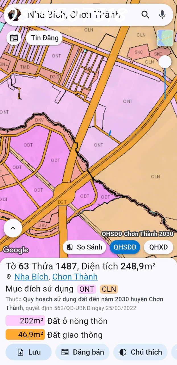 Bán đất Nha Bích, TP. Đồng Nai, 350 triệu, 10m x 50m, đẹp, nhiều tiện ích 16010950