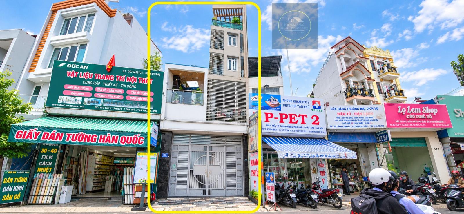 Cho thuê TOÀN NHÀ Mặt Tiền Tân Kỳ Tân Quý 128m², 7TẦNG-GẦN AEON, CẠNH TRƯỜNG HỌC 16011026