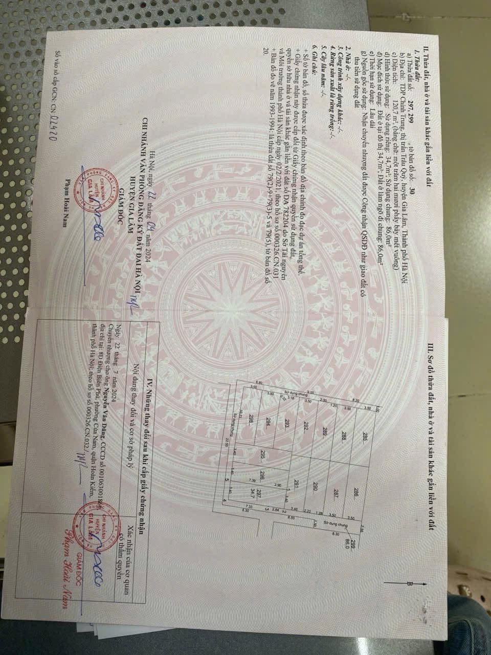 BÁN NHÀ 5 TẦNG CĂN GÓC NGÔ XUÂN QUẢNG – GIA LÂM  2 MẶT ĐƯỜNG  Ô TÔ VÀO NHÀ 16011037