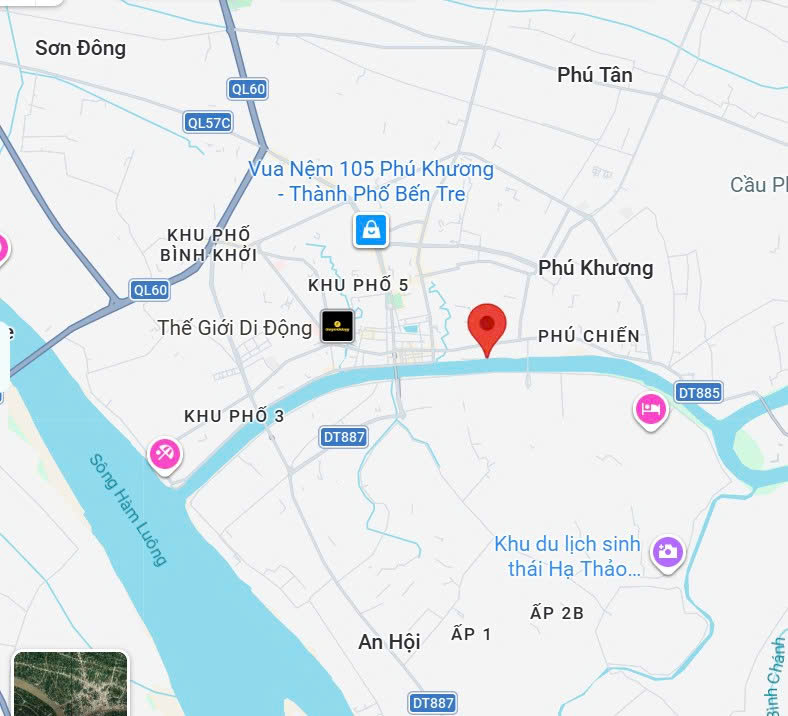 BÁN ĐẤT VIEW SÔNG – VỊ TRÍ ĐẸP TẠI PHƯỜNG 8, TP. BẾN TRE 16011055