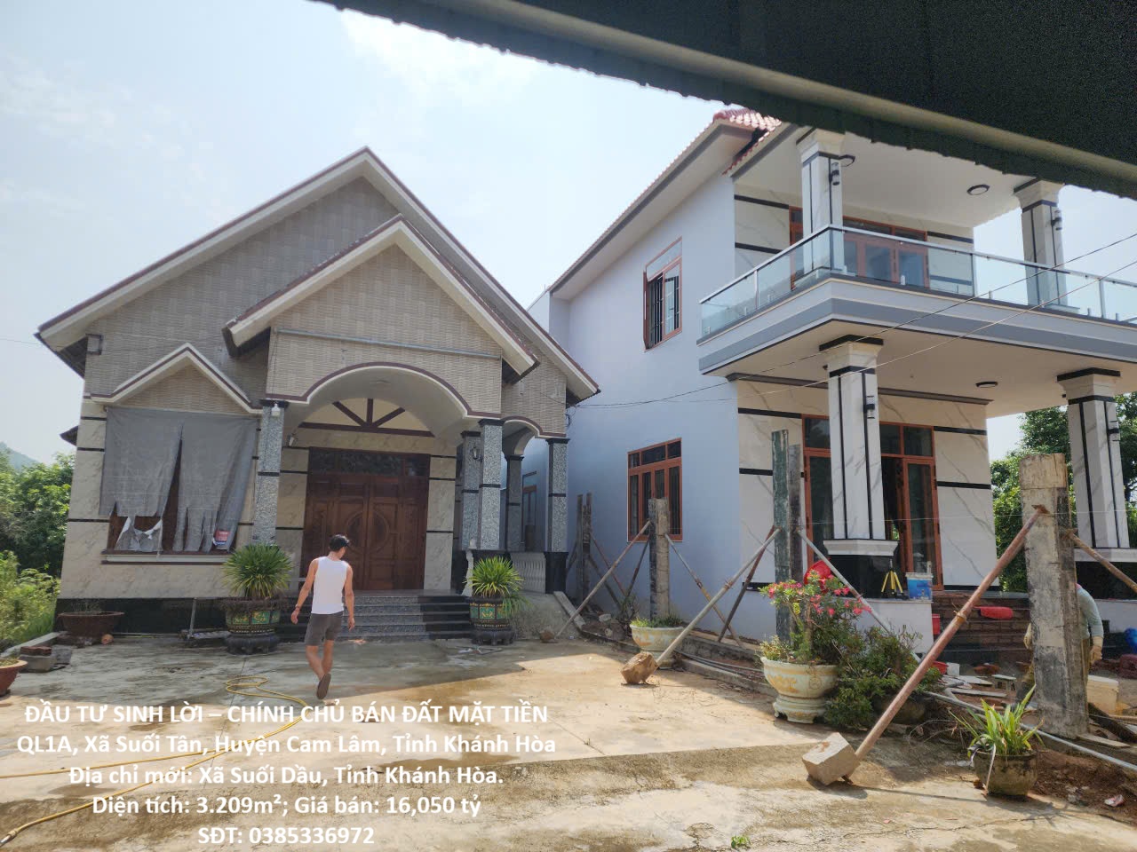 ĐẦU TƯ SINH LỜI – CHÍNH CHỦ BÁN ĐẤT MẶT TIỀN QL1A, Xã Suối Tân, Huyện Cam Lâm, Tỉnh Khánh Hòa 16011068
