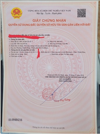 🔹Bán căn góc chung cư Becamex Định Hòa - Chánh Hiệp, Thủ Dầu Một (BD), TP.HCM I 510tr; 0386144465 16011111