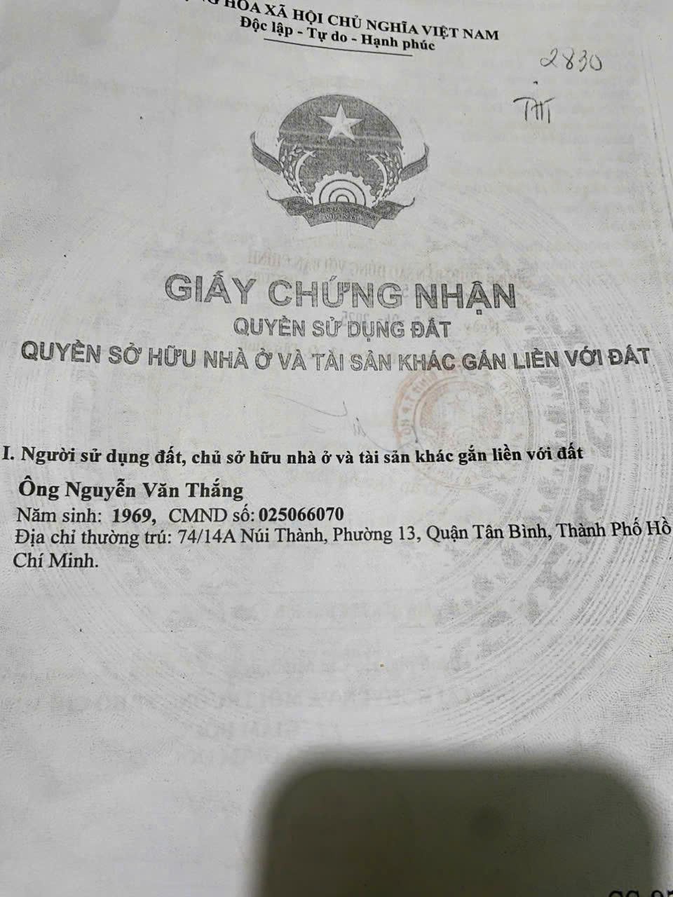 ĐẤT ĐẸP – GIÁ TỐT – CHÍNH CHỦ CẦN BÁN Tại 37 Đường Song Hành QL 22, Phường Tân Hưng Thuận 16011429