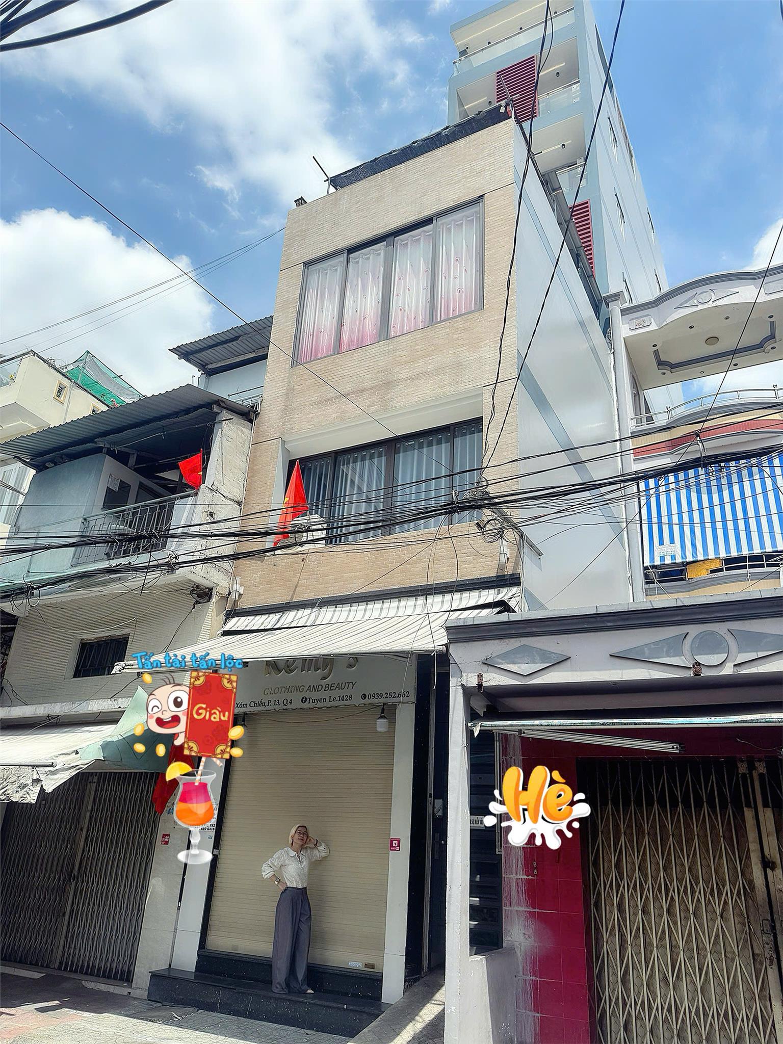 NGAY TRƯỜNG THPT NGUYẼN TRÃI, QUẬN 4 - CHÍNH CHỦ CẦN BÁN TÒA NHÀ 8 TẦNG - GIANG GIANG: 093.86.76.685 16011497