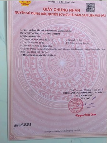 Giám giá mạnh - Nhà mới đẹp, 2 mặt thoáng - Chỉ 1,87 tỷ tại Bình Thủy, TP.Cần Thơ; 0939781235 16011631