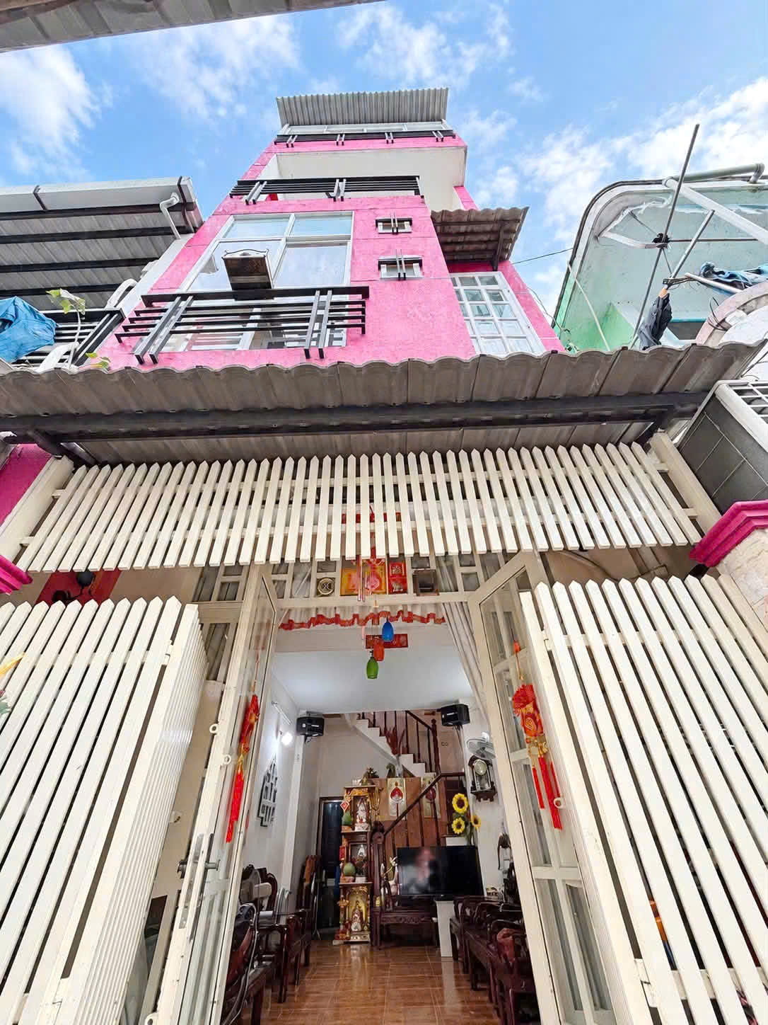 Nhà 4 tầng hẻm thông sát bờ kè hẻm thông Ba Đình P10Q8. 5.28 tỷ 16011705
