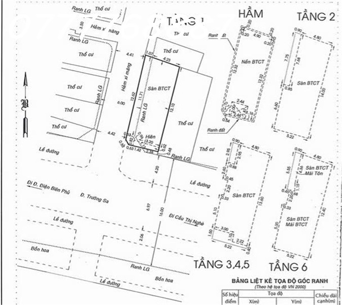 Góc 2MT Trường Sa Bình Thạnh. hầm 6 tầng view sông Quận 1 giá 31 tỷ 16011756