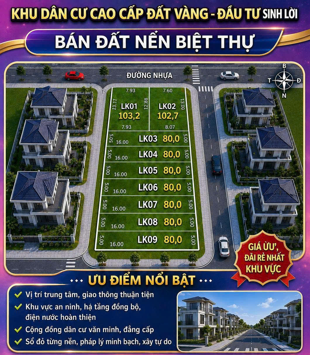 còn đúng 02 sổ full thổ cư giá 4xx/ sổ bao pháp lý, Phú Thành Lạc Thủy, Hòa Bình 16011837