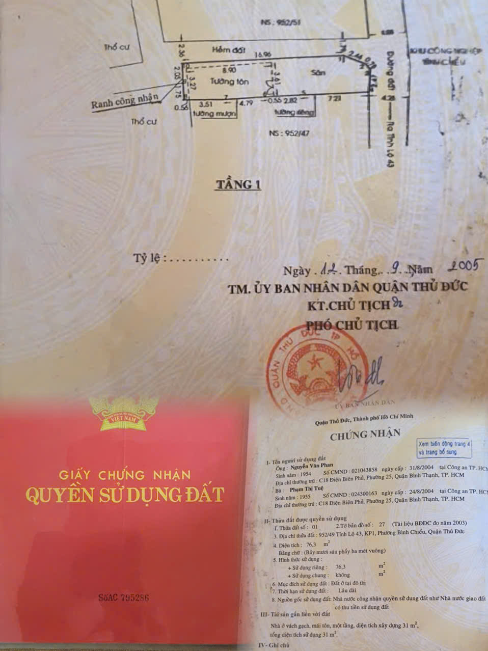 BÁN NHÀ LÔ GÓC 2 MẶT TIỀN – GIÁ CHỈ HƠN 3 TỶ XÍU -  TP. Thủ Đức, TP. Hồ Chí Minh 16011855