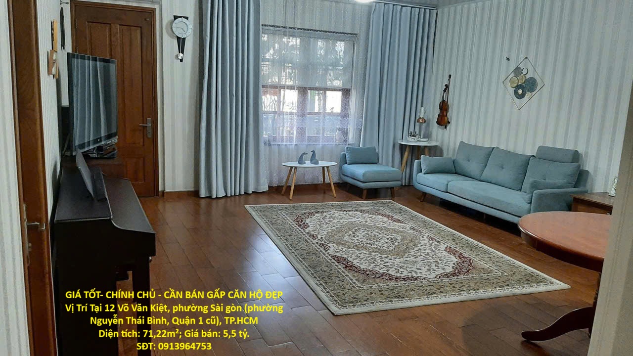 GIÁ TỐT- CHÍNH CHỦ - CẦN BÁN GẤP CĂN HỘ ĐẸP Vị Trí Tại TRUNG TÂM SÀI GÒN 16012145