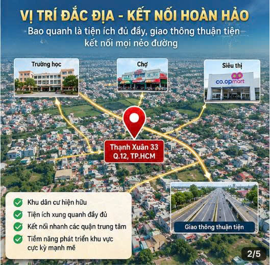 Bán Gấp! Đất Thạnh Xuân 33, Q12, 1162m2, 38.5 tỷ. Giá Đầu Tư 16012451