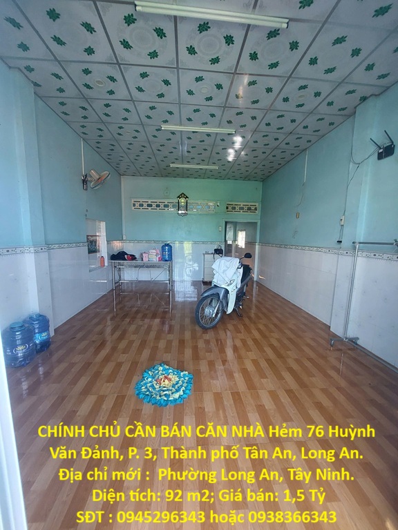 ĐẦU TƯ SINH LỜI - CHÍNH CHỦ CẦN BÁN CĂN NHÀ Hẻm 76 Huỳnh Văn Đảnh, P. 3, Thành phố Tân An, Long An 16012571