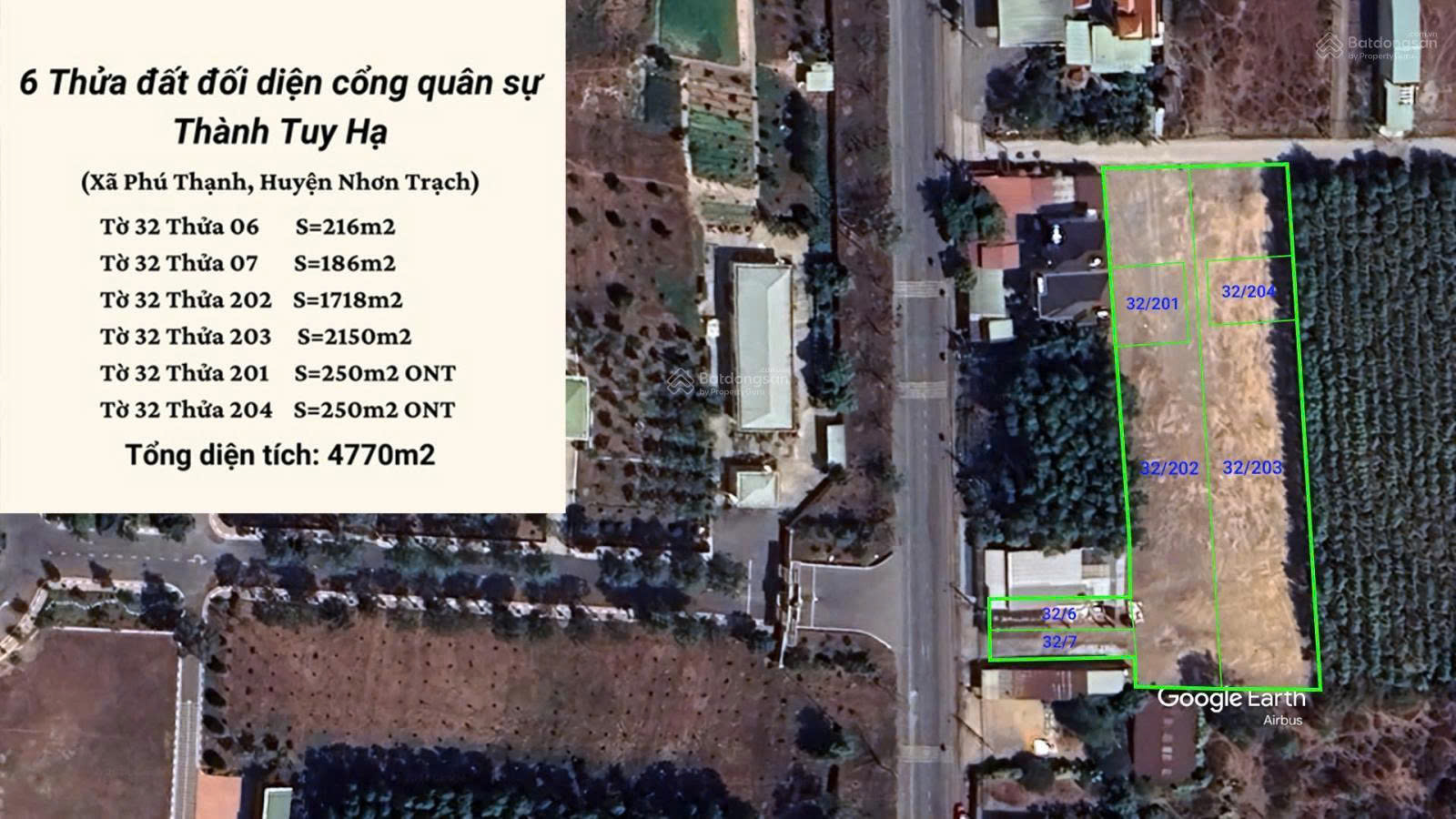 Chính chủ rao bán 4.770m2 tại Đường Quách Thị Trang 16012655