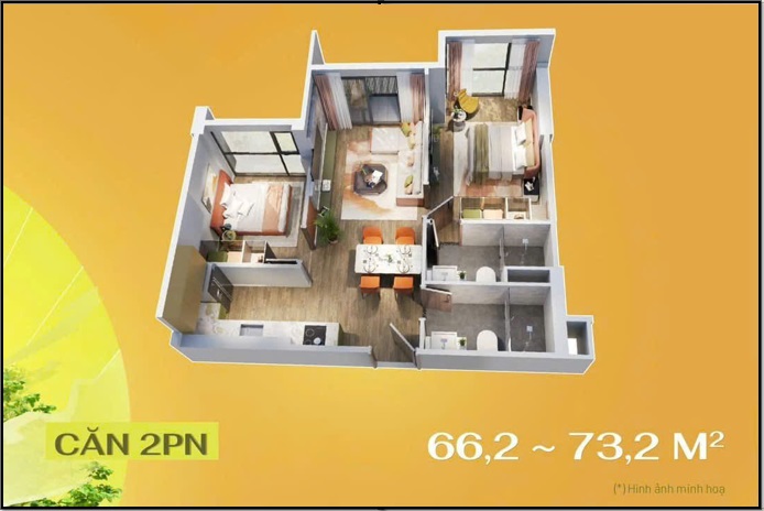 ⭐️Bán căn 2PN 62.1m2, full đồ, giá 5.2 tỷ thu nét, sẵn sổ đỏ! phường Tây Mỗ, NTL, Hà Nội; 0937634986 16012876