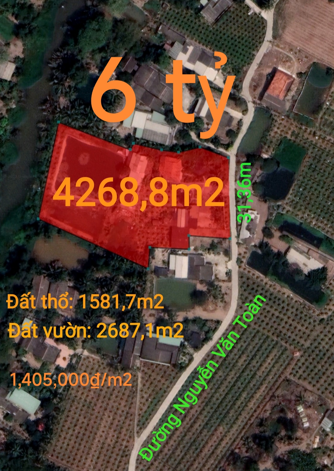 Bán hạ giá lô đất thổ vườn có nhà giá 6 tỷ 16012957