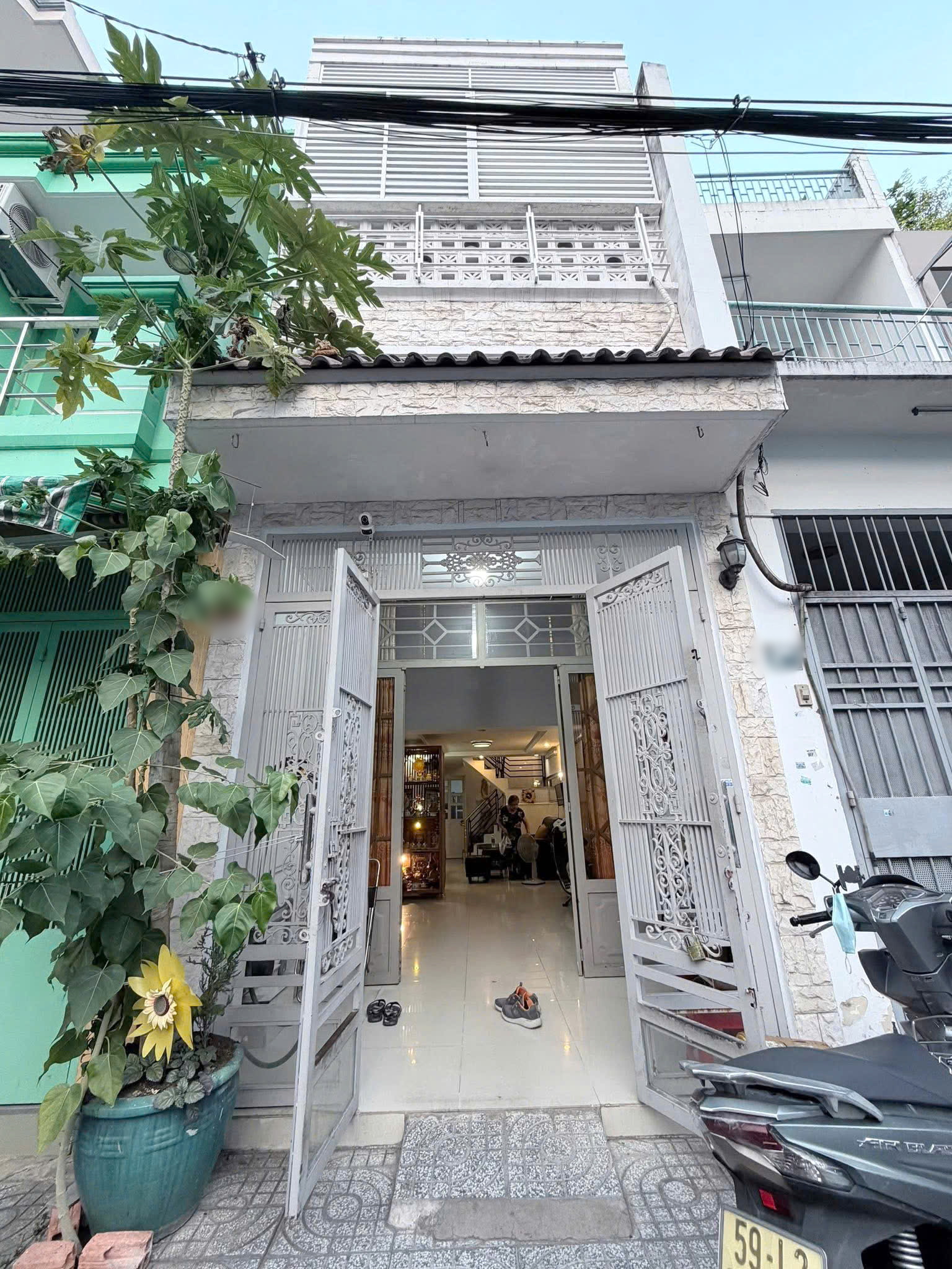 Nhà mặt tiền đường nhựa 8m Hưng Phú P9Q8 (P. Chánh Hưng) vỉa hè rộng 16012968