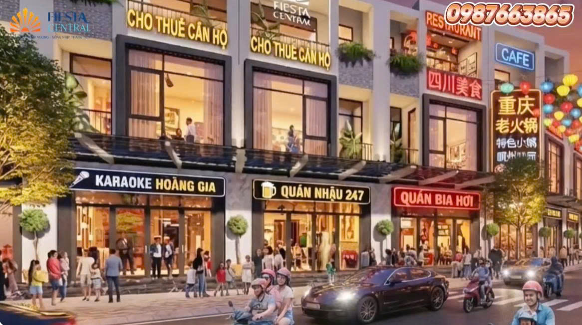 Bán nhà phố Fiesta Central Bình Dương 2 mặt tiền, 4,6 tỷ 0987663865 đối diện trường liên cấp cơ sở 2 16013065
