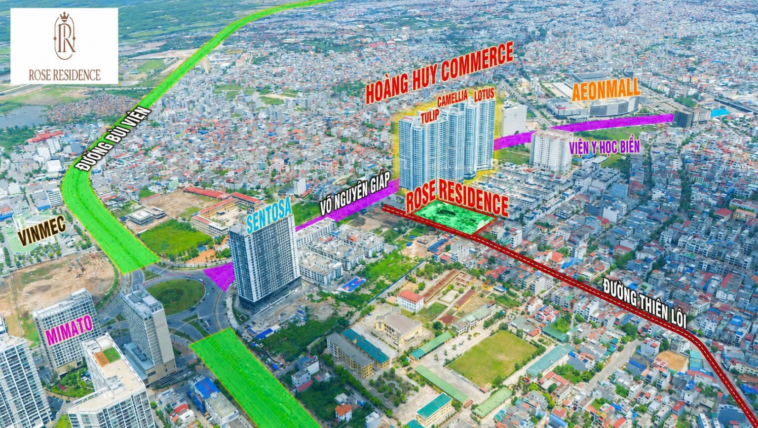 CĂN HỘ FULL TIỆN ÍCH- GIÁ TỐT CHÍNH CHỦ Bán gấp CC Rose Residence tại  Quận Lê Chân, Hải Phòng 16013070