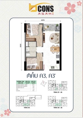 ⭐️Chính chủ bán căn hộ 2PN - 1WC Bcons Asahi mặt tiền QL1K, P.Đông Hòa (Dĩ An), TP.HCM; 0913221293 16013494