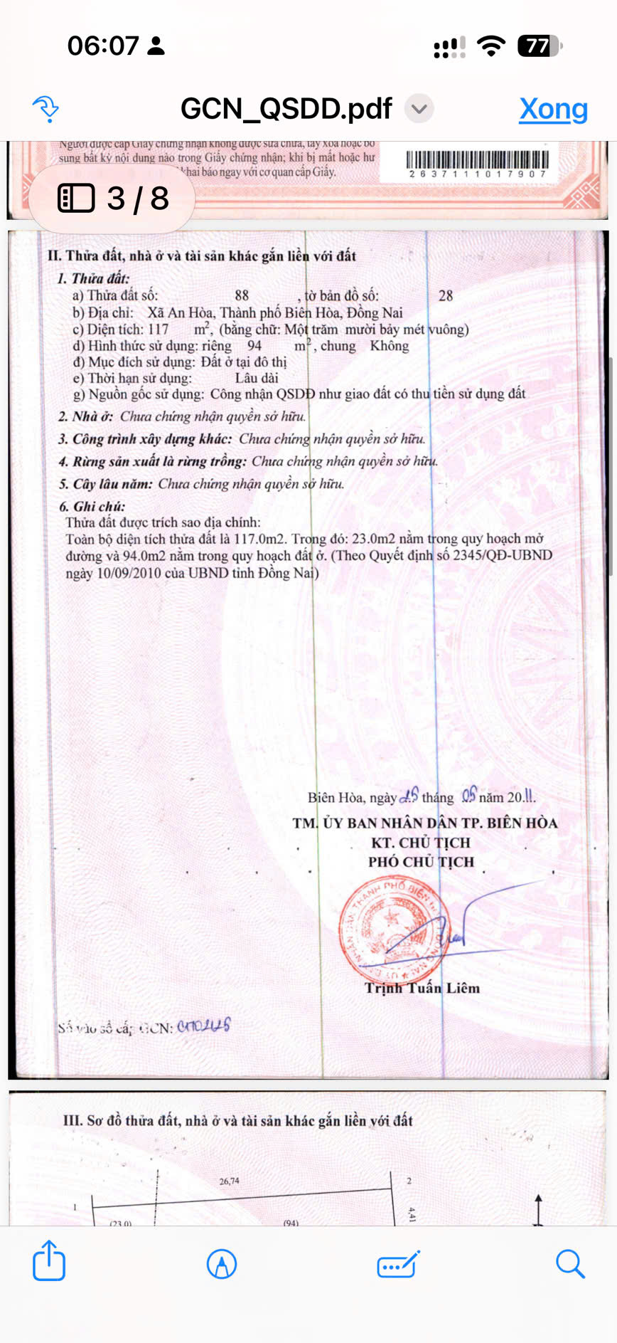CHÍNH CHỦ CẦN BÁN ĐẤT LÔ GÓC 2 MẶT TIỀN – NGUYỄN THIỆN THUẬT, BIÊN HÒA 16013547