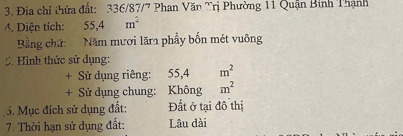 Nhà 2 tầng 3.7x15m nở hậu 5m, 336/87/7 Phan Văn Trị 4.68 tỷ 16013554