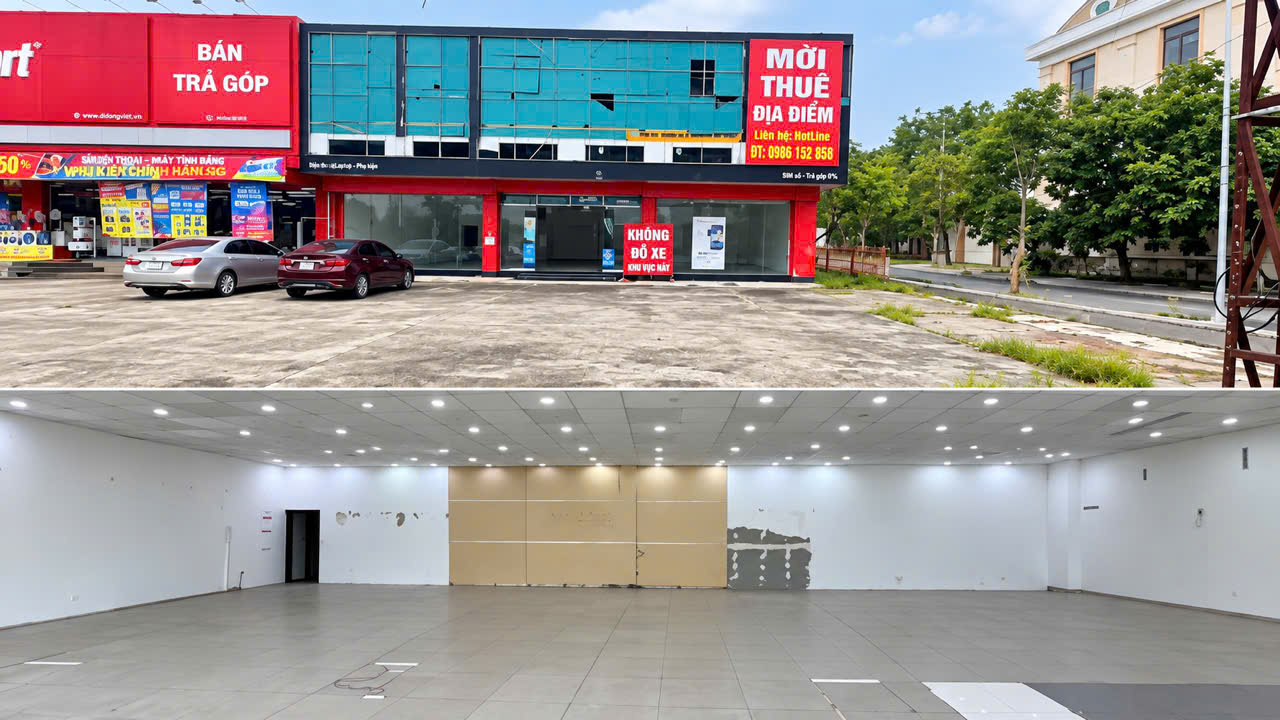 CHO THUÊ LÂU DÀI MẶT BẰNG 900M² – 2 MẶT TIỀN TẠI VĨNH YÊN, VĨNH PHÚC 16013583