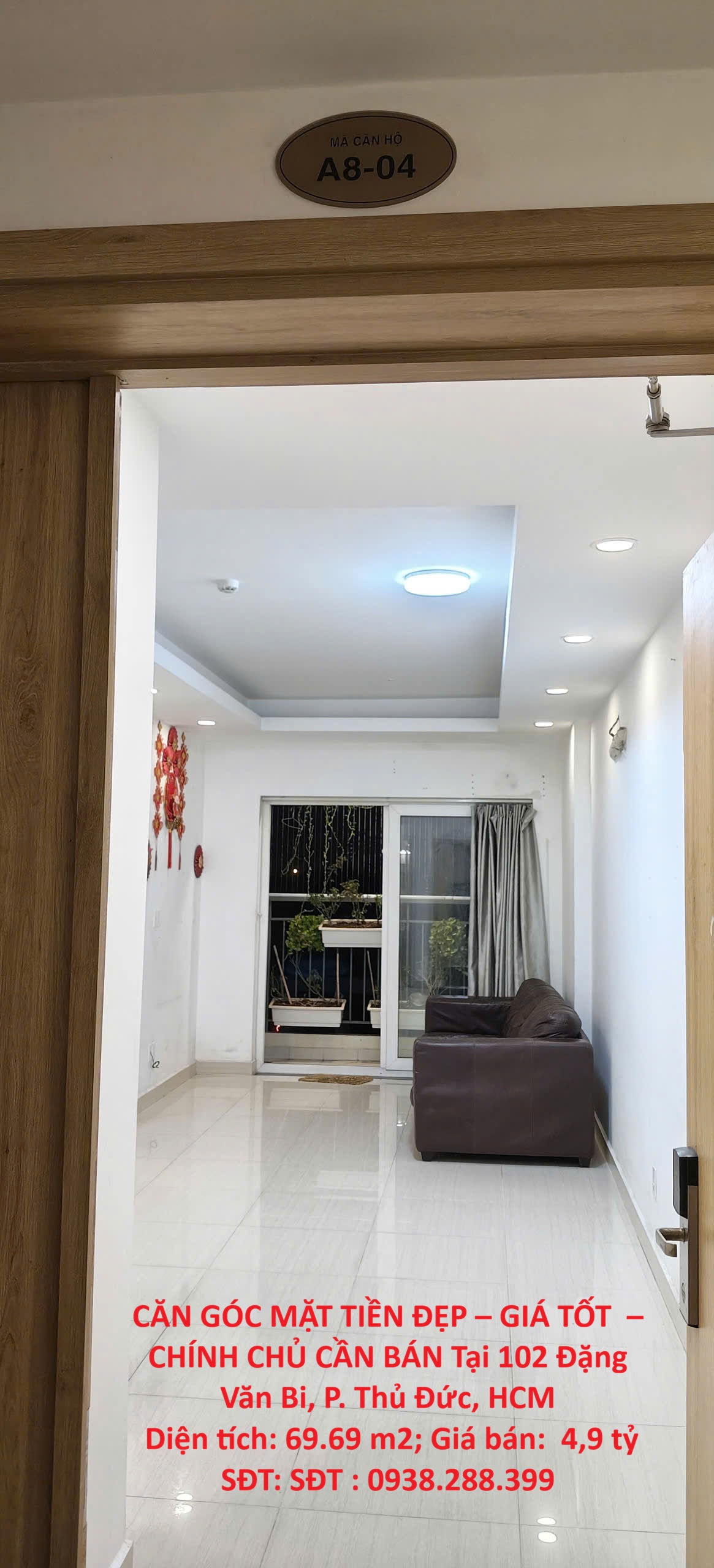 CĂN GÓC MẶT TIỀN ĐẸP – GIÁ TỐT  – CHÍNH CHỦ CẦN BÁN Tại 102 Đặng Văn Bi, P. Thủ Đức, HCM 16013636