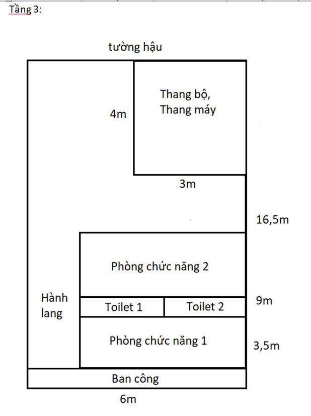 CHO THUÊ 2 TẦNG TRONG NHÀ 5 TẦNG – KHU ĐÔ THỊ HÒA VƯỢNG, TP NAM ĐỊNH 16013719