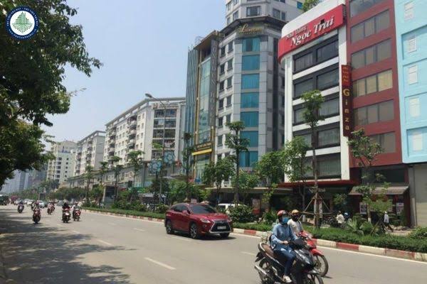 Cho thuê nhà mặt phố Trần Thái Tông căn góc 280m2 x 6 tầng + hầm, mặt tiền 14m 16013767