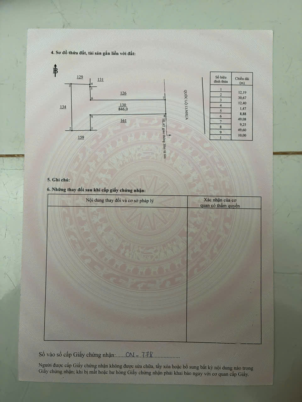 Chính chủ cần bán gấp lô đất Phường Tân Khai, TP Đồng nai (xã tân khai tỉnh Bình phước cũ) 16014047