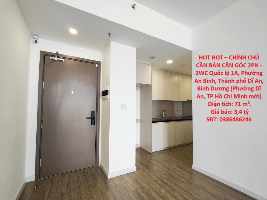 HOT HOT – CHÍNH CHỦ CẦN BÁN CĂN GÓC 2PN - 2WC, Dĩ An, đầu Bình Dương, Giáp TP.HCM (cũ) 16014085
