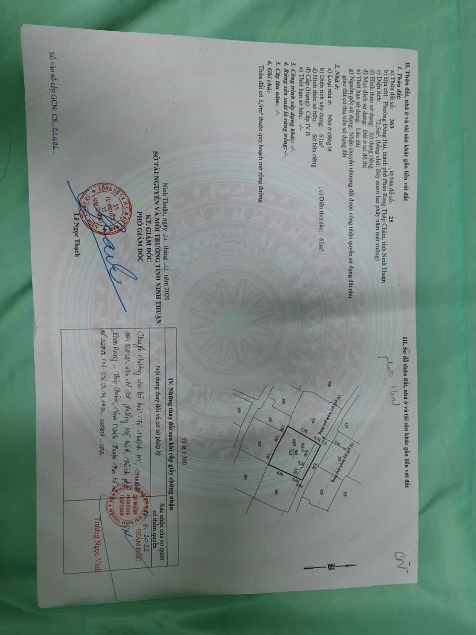 CHÍNH CHỦ CẦN BÁN NHÀ GIÁ TỐT TẠI PHAN RANG – NINH THUẬN 16014089