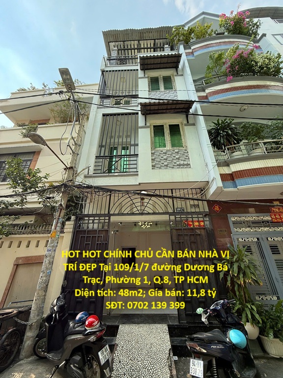 HOT HOT CHÍNH CHỦ CẦN BÁN NHÀ VỊ TRÍ ĐẸP Tại 109/1/7 đường Dương Bá Trạc, Phường 1, Q.8, TP HCM 16014137