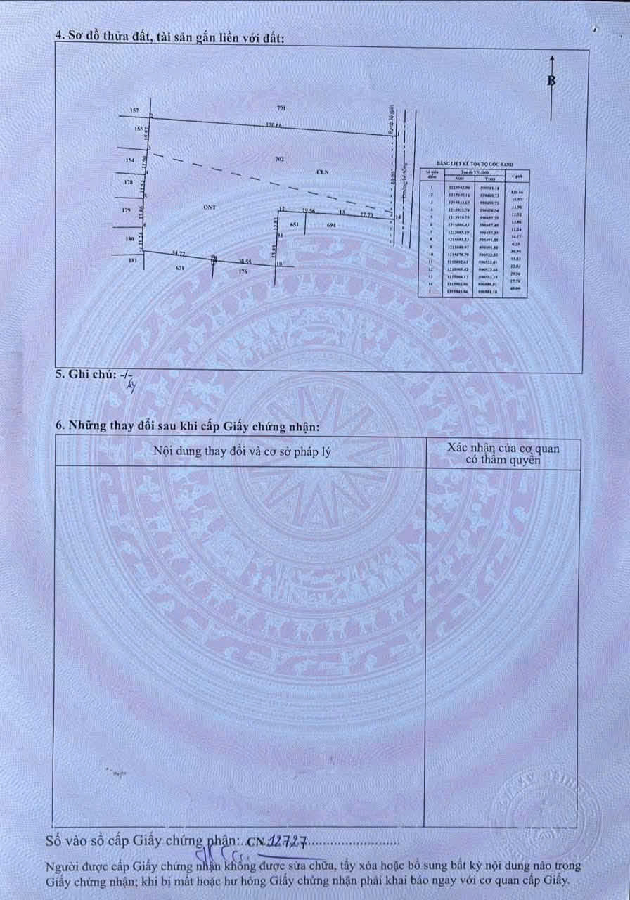 QUỸ ĐẤT 6.547,6M² – 3.290M² THỔ CƯ – QUY HOẠCH KHU DÂN CƯ! 16014295