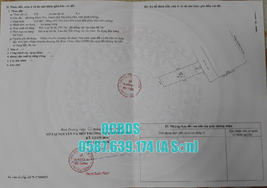 Chính Chủ Bán Nhà Xưởng Mỹ Phước 240m2 Ngay Vòng Xoay Định Hòa 0587.639.174 16014360