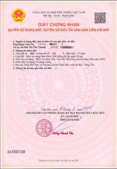 BÁN 2 LÔ ĐẤT ĐẸP – PHÚ SƠN, ĐÁ BẠC, CHÂU ĐỨC 16014361