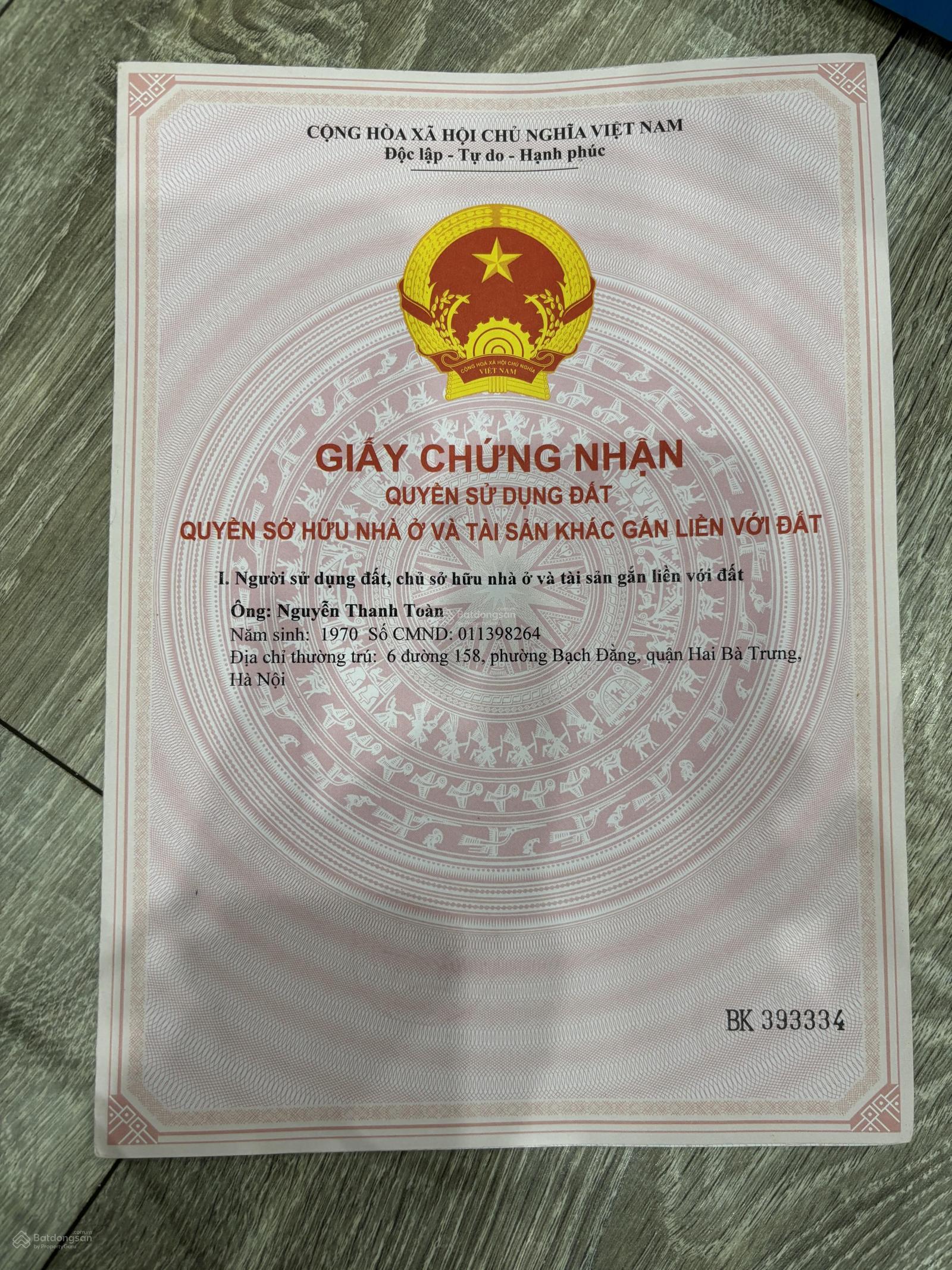 Chính chủ Bán nhà mặt phố 2 mặt tiền 202 ngô gia tự, 16,2 tỷ, 46m2,vị trí đẹp trung tâm 16014375