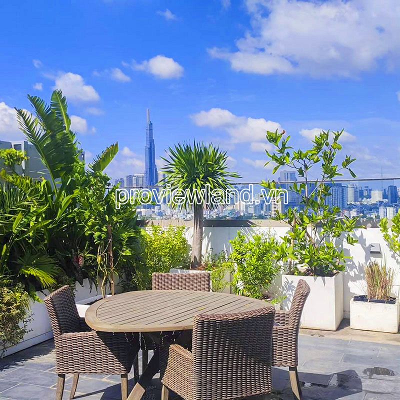 Cho thuê căn hộ Penthouse River Garden, Block A, 400m2, 4PN, view sông 16014419