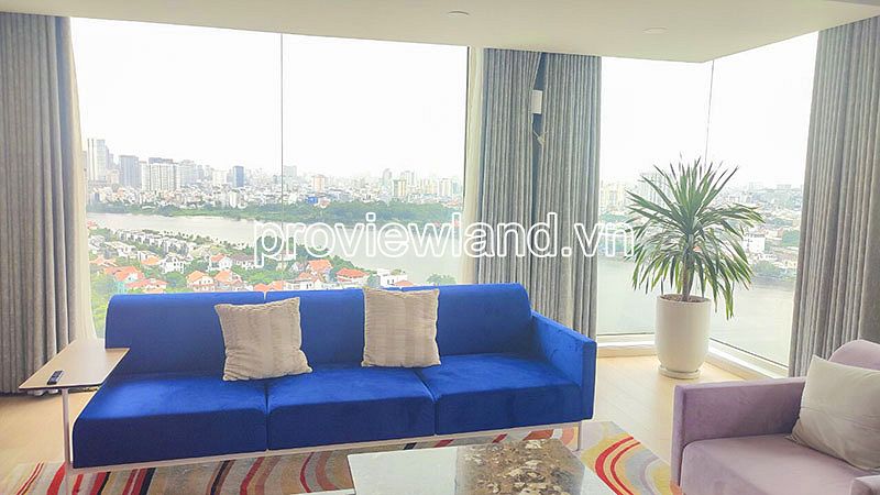 Cho thuê căn hộ Penthouse River Garden, Block A, 400m2, 4PN, view sông 16014419
