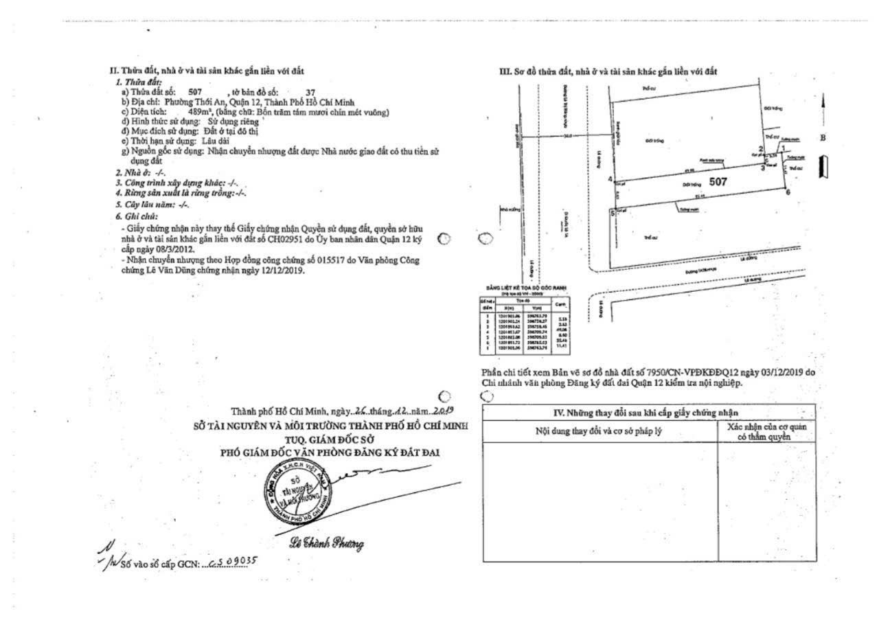 HÀNG HIẾM Q12 – MẶT TIỀN LÊ THỊ RIÊNG, NỞ HẬU 11,5M GIÁ NGỘP HƠN 35Đ 16014462