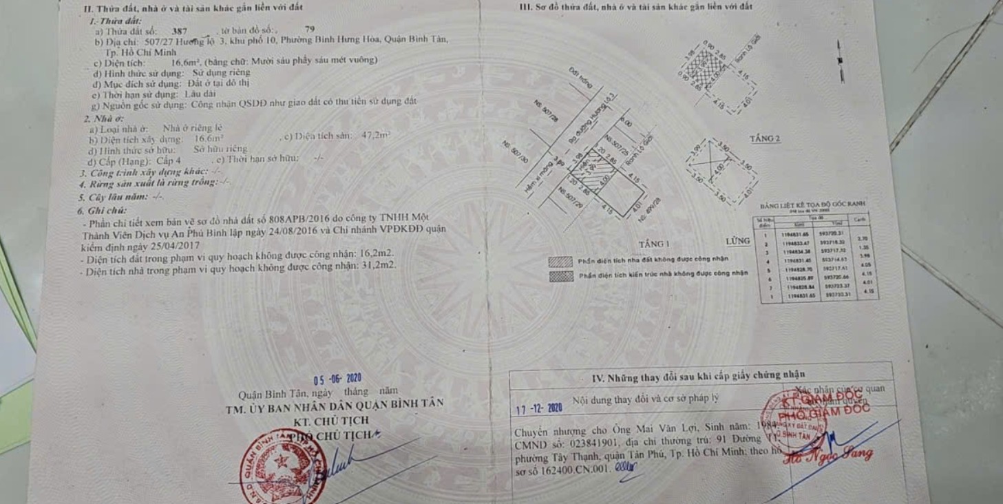 Chính chủ bán nhà Hương Lộ 3, Bình Tân - Cách AEON, công viên 3 phút đi bộ - Hẻm xe tải thông 16014654