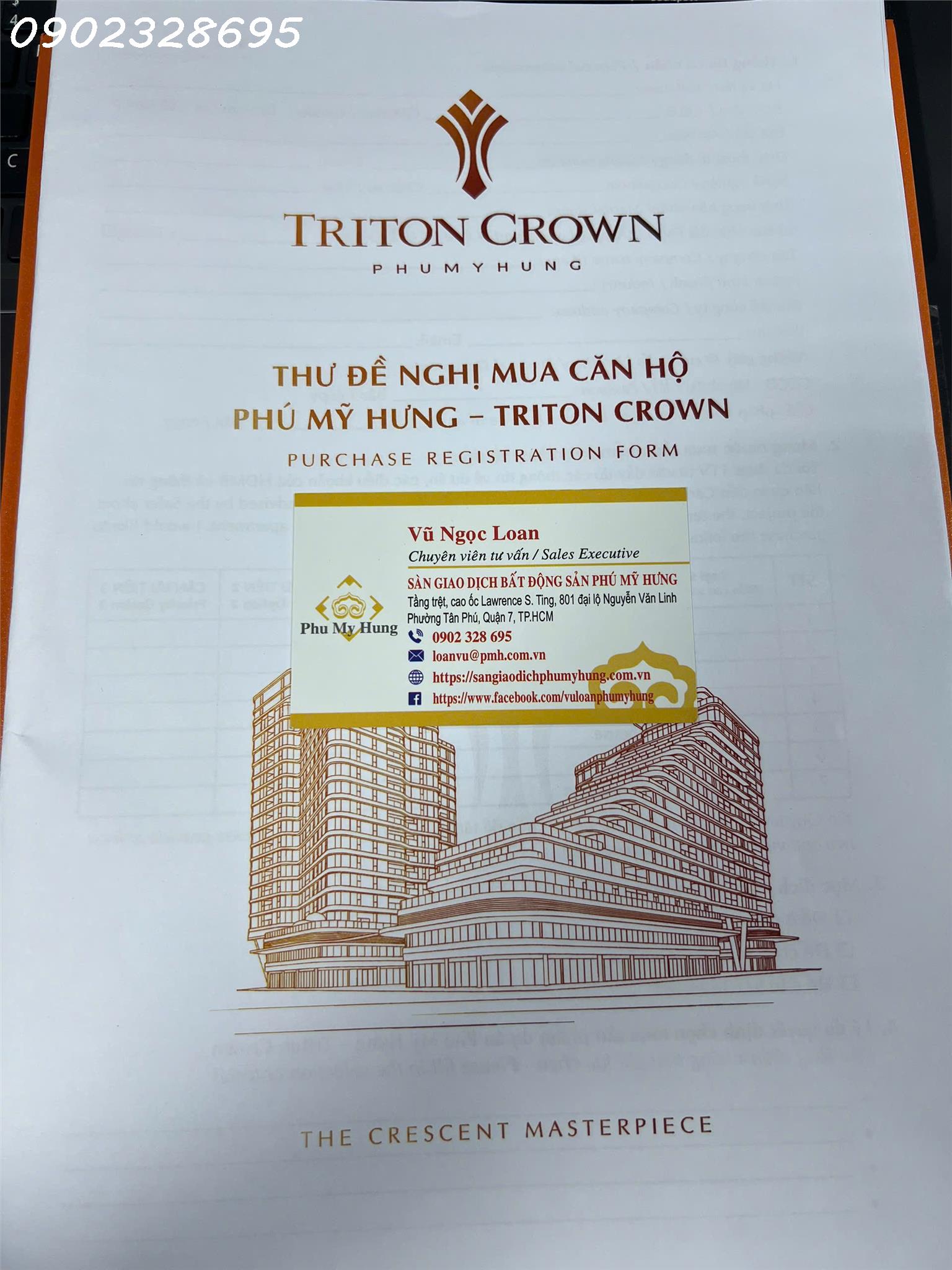 CĂN HỘ HỒ BÁN NGUYỆT PHÚ MỸ HƯNG - TRITON CROWN PHÚ MỸ HƯNG 16014767