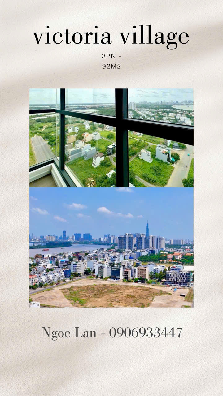 HIẾM. BÁN CĂN 3PN VICTORIA VILLAGE. 95M² 16014880