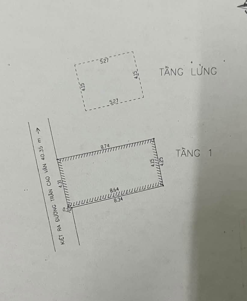 ♪ Nhà kiệt thẳng thông 30m ra MT Trần Cao Vân gần Chợ Tam Thuận, 2.55 tỷ 16014966