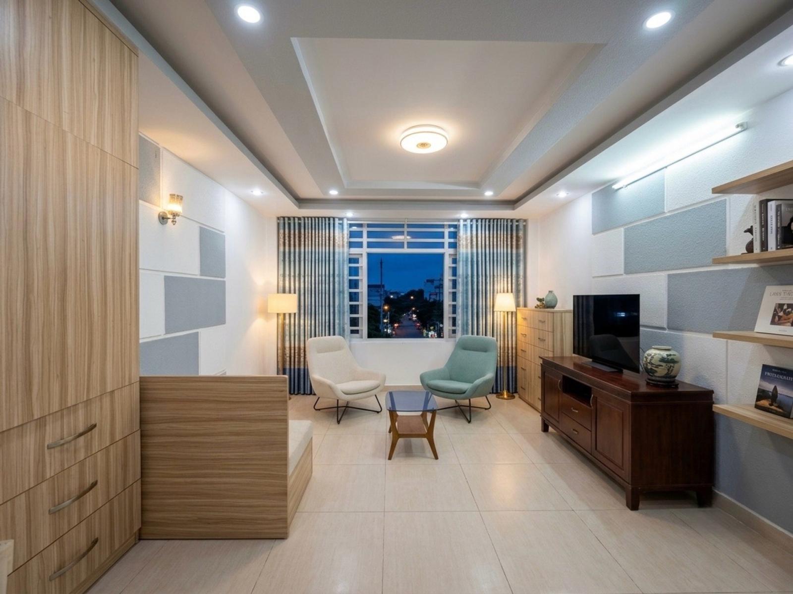Bán nhà Phú Nhuận, gần Hồ Biểu Chánh, hẻm xe tải thông, 4.4x9 vuông vức, 5 tầng BTCT 4PN, nhỉnh 10 tỷ 16015577